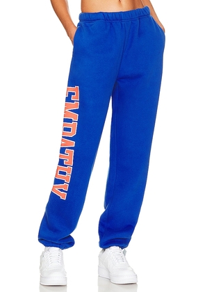 The Mayfair Group EMPATHY Sweatpants in Royal. Size M/L, S/M.