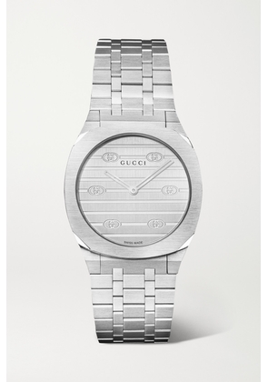 Gucci - 25h 30mm Stainless Steel Watch - Silver - One size