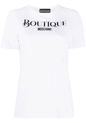 Boutique Moschino logo-print T-shirt - White