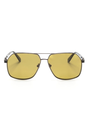 Moncler Eyewear Flaperon navigator-frame sunglasses - Grey