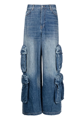 AMIRI wide-leg cargo jeans - Blue