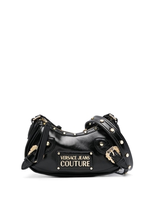 Versace Jeans Couture studded faux-leather shoulder bag - Black