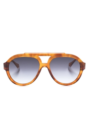 GIGI STUDIOS Bonnie pilot-frame sunglasses - Neutrals