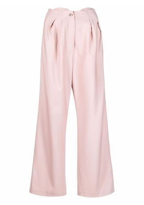 The Mannei high-rise flared trousers - Pink