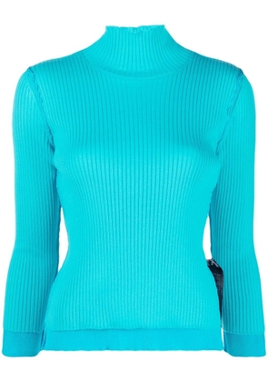Balenciaga reversible fitted jumper - Blue