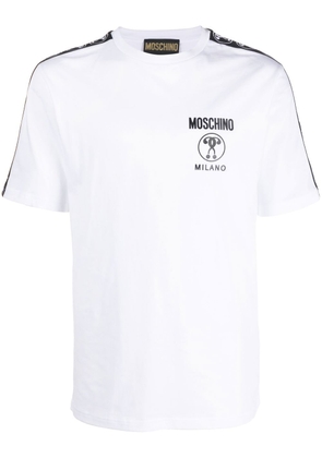 Moschino logo-tape short-sleeve T-shirt - White