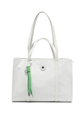 Bimba y Lola large Chimo logo shopper bag - White