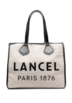 Lancel logo-print tote bag - Neutrals