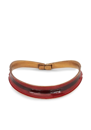ETRO striped chocker necklace - Red