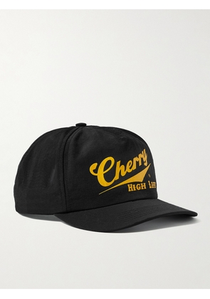 Cherry Los Angeles - Logo-Print Twill Trucker Hat - Men - Black