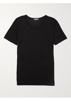 Zimmerli - Royal Classic Cotton T-Shirt - Men - Black - S