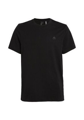 Moose Knuckles Cotton Logo-Patch T-Shirt
