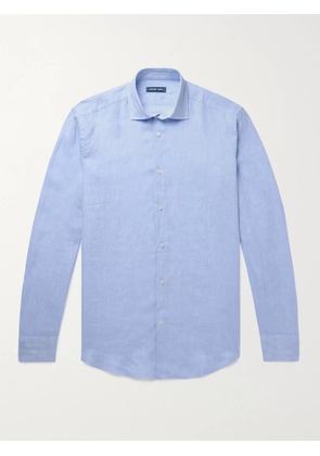 Frescobol Carioca - Linen Shirt - Men - Blue - S