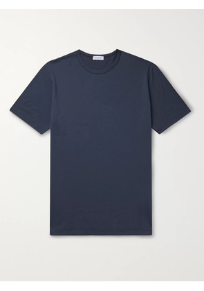 Sunspel - Pima Cotton-Jersey T-Shirt - Men - Blue - S