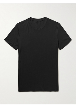 TOM FORD - Stretch Cotton and Modal-Blend T-Shirt - Men - Black - S