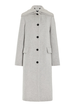 Proenza Schouler - Brushed Wool-Blend Coat - Light Grey - US 6 - Moda Operandi