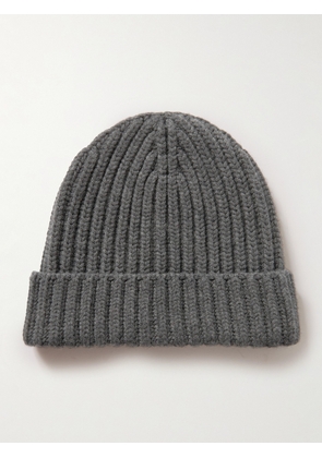 The Row - Dibbo Ribbed Cashmere Beanie - Men - Gray - M