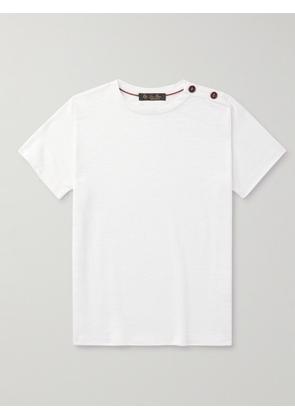 Loro Piana Kids - Coastline Linen-Jersey T-Shirt - Men - White - Age 2