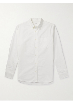 Mr P. - Button-Down Collar Cotton Oxford Shirt - Men - White - XS