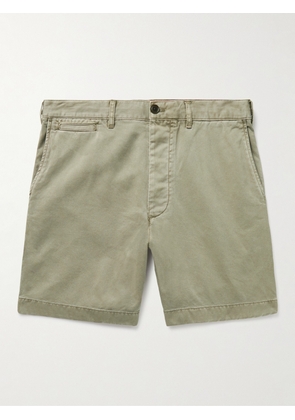 Alex Mill - Straight-Leg Cotton-Twill Shorts - Men - Green - UK/US 28