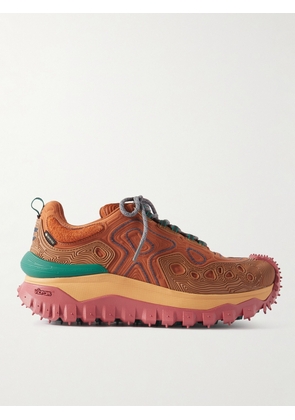 Moncler Genius - Salehe Bembury Trailgrip Grain Rubber-Trimmed GORE-TEX® Ballistic Nylon Sneakers - Men - Orange - EU 41