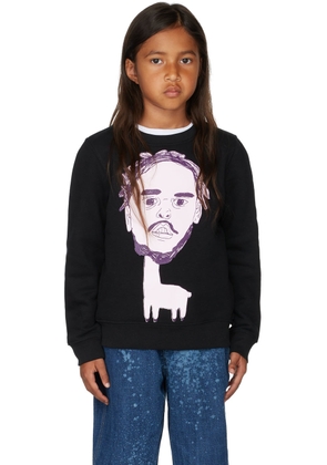 STRATEAS CARLUCCI SSENSE Exclusive Kids Black Mini Carbon Kendrick Llama Sweatshirt