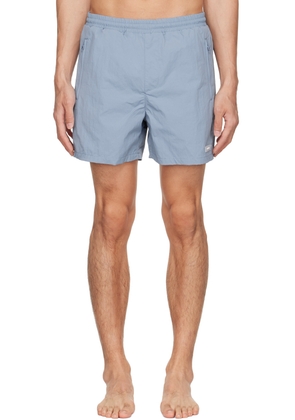 Helmut Lang Blue Nylon Shorts