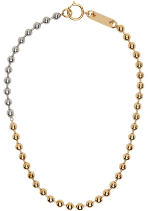 IN GOLD WE TRUST PARIS Gold Bold Ball Chain Necklace