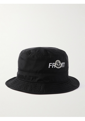 Moncler Genius - 7 Moncler FRGMT Hiroshi Fujiwara Logo-Appliquéd Shell Bucket Hat - Men - Black - M