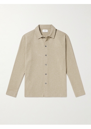 Mr P. - Double-Faced Cotton-Blend Jersey Overshirt - Men - Neutrals - XS