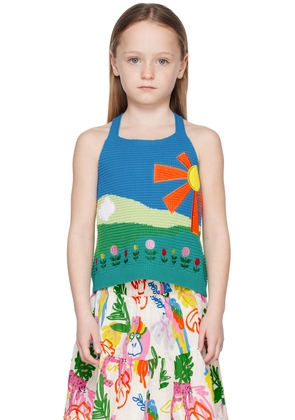 Stella McCartney Kids Multicolor Embroidered Tank Top