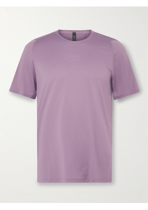 Lululemon - Slim-Fit Logo-Print Recycled-Jersey T-Shirt - Men - Purple - S