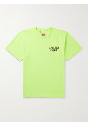 Gallery Dept. - Logo-Print Cotton-Jersey T-Shirt - Men - Green - S