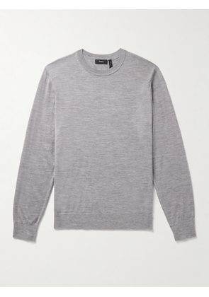 Theory - Slim-Fit Wool Sweater - Men - Gray - XS