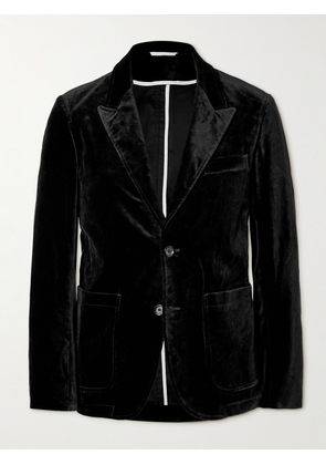 Oliver Spencer - Mansfield Slim-Fit Cotton-Velvet Suit Jacket - Men - Black - UK/US 36