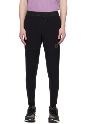 OVER OVER Black Vented Track Pants