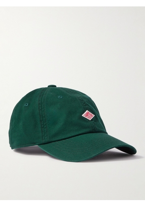 Danton - Logo-Appliquéd Cotton-Twill Baseball Cap - Men - Green