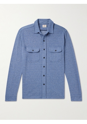 Faherty - Legend™ Striped Recycled Stretch-Knit Shirt - Men - Blue - S