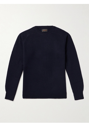 Beams Plus - Wool Sweater - Men - Blue - S