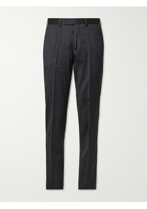 Mr P. - Philip Slim-Fit Wool-Twill Suit Trousers - Men - Gray - 28