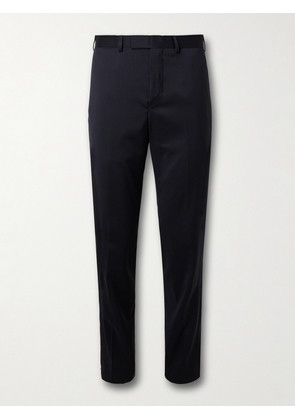 Mr P. - Philip Slim-Fit Wool-Twill Suit Trousers - Men - Blue - 28