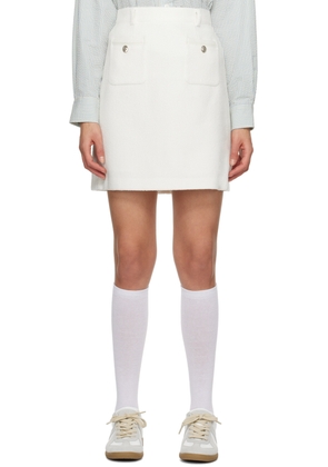 Dunst Off-White Classic Miniskirt