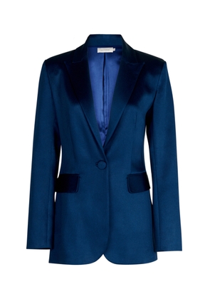 Silvia Tcherassi - Rebeca Tailored Blazer Jacket - Navy - M - Moda Operandi
