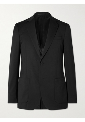Mr P. - Slim-Fit Wool-Twill Suit Jacket - Men - Black - 36