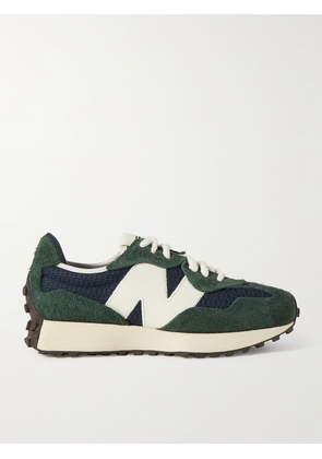 New Balance - 327 Suede and Mesh Sneakers - Men - Green - UK 6