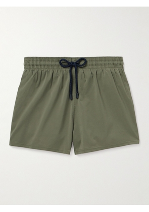 Vilebrequin - Man Slim-Fit Short-Length Recycled Swim Shorts - Men - Green - S