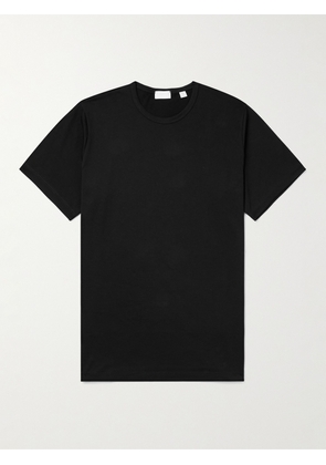 Håndværk - Pima Cotton-Jersey T-Shirt - Men - Black - S