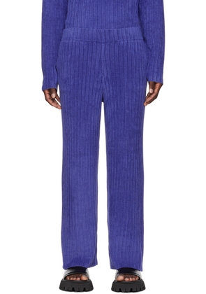Dion Lee Blue Blueprint Trousers