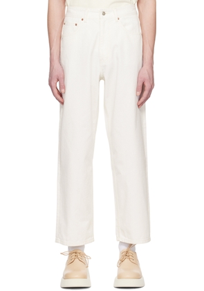 LE17SEPTEMBRE White Five-Pocket Jeans