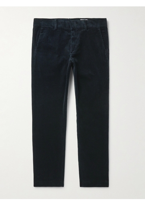 NN07 - Theo 1322 Straight-Leg Organic Cotton-Blend Corduroy Trousers - Men - Blue - 29W 32L
